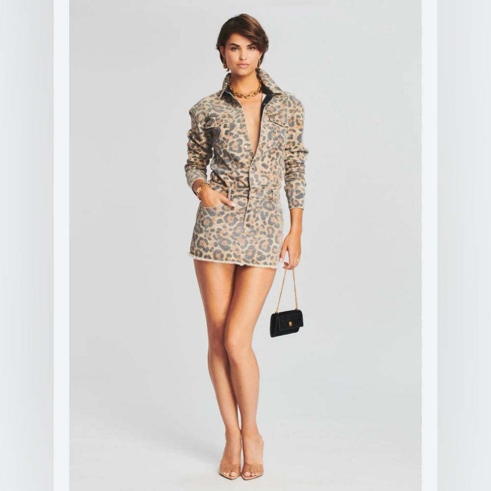 NWT SER.O.YA Linda Dress Leopard Print small flawed! - Picture 1 of 15